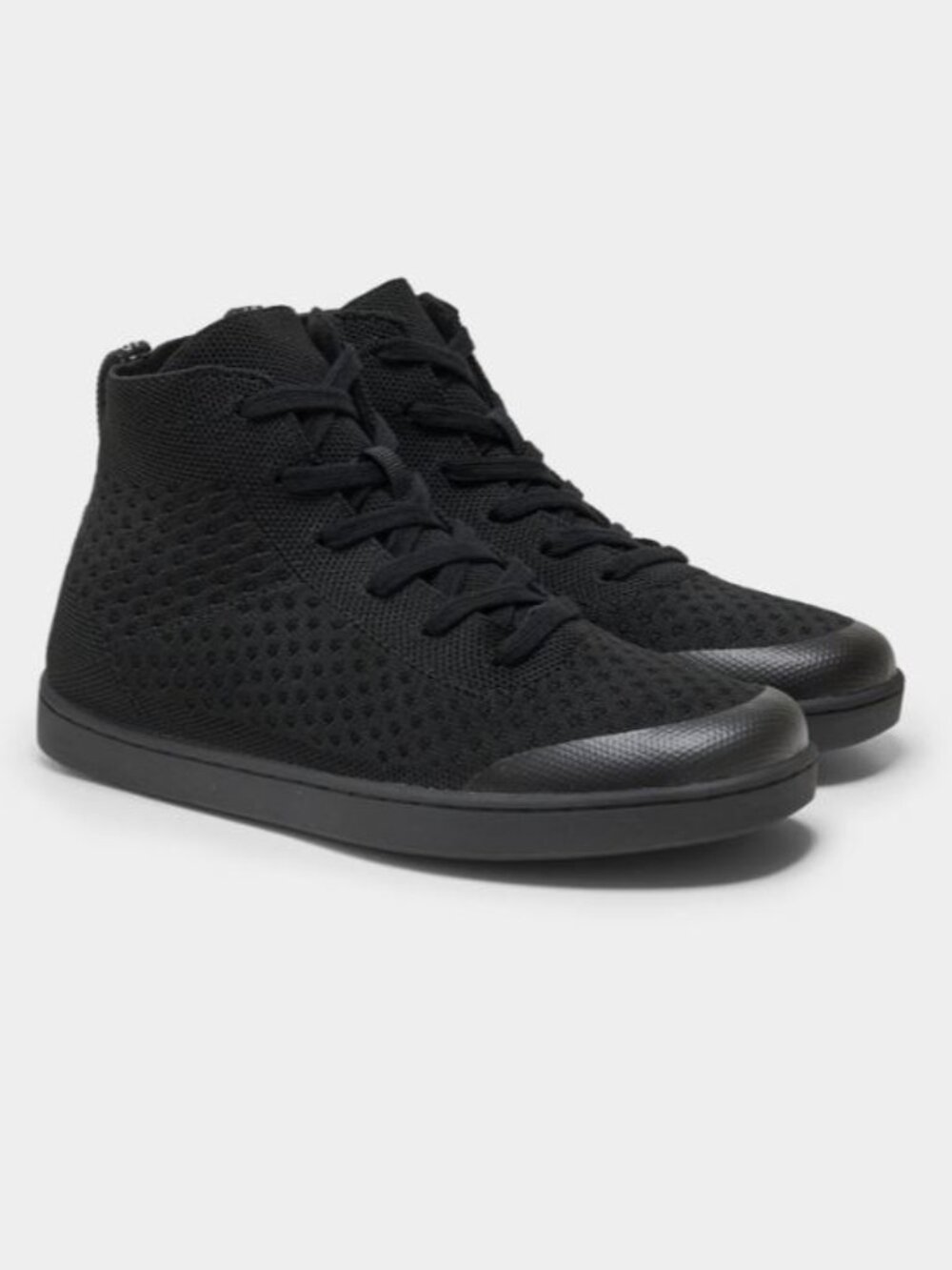 Suavs The Legacy Black High Top Knit Sneakers 10M